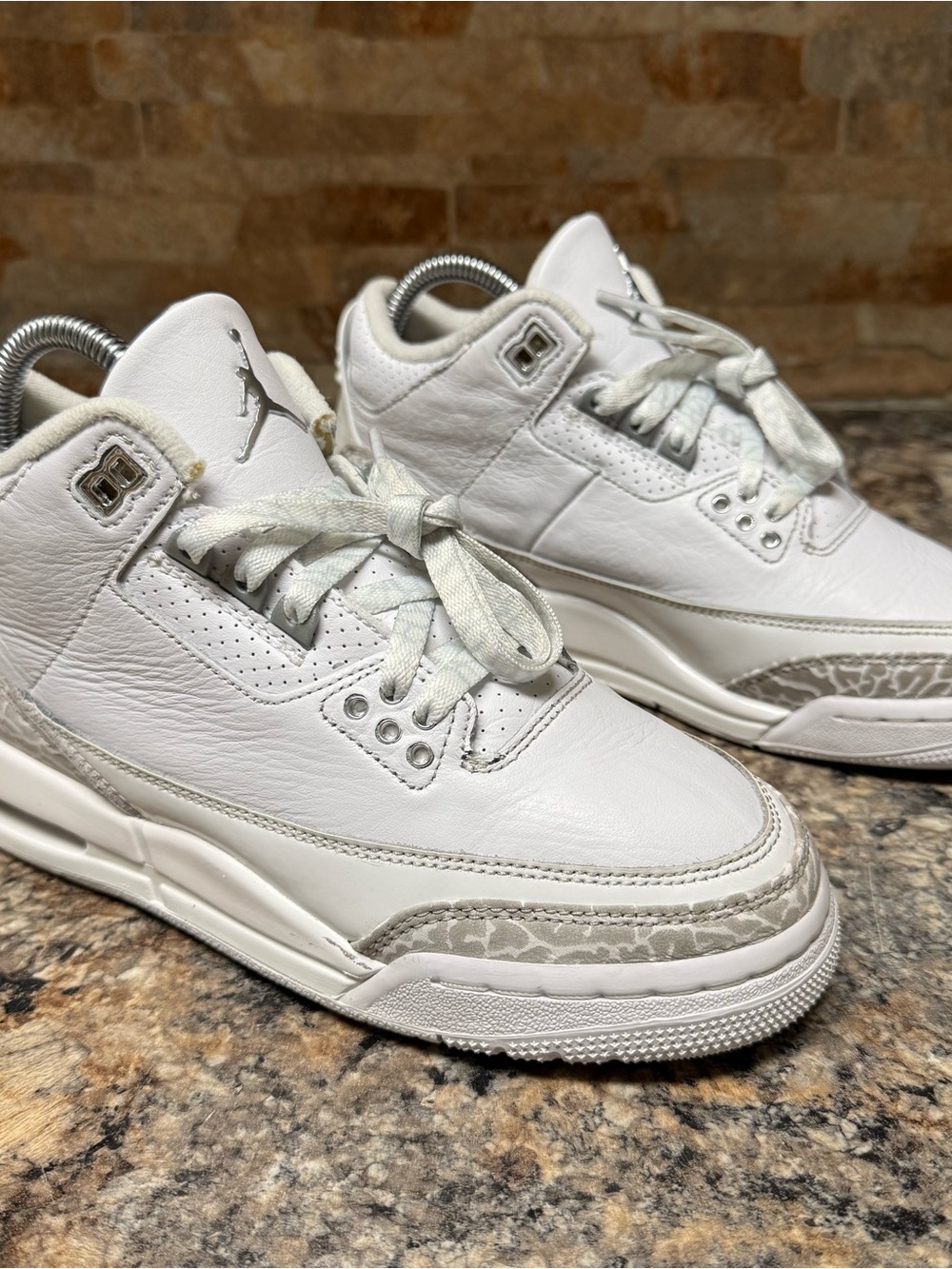 Air Jordan 3 Retro GS Pure Money Youth Size 6Y - Picture 3 of 7